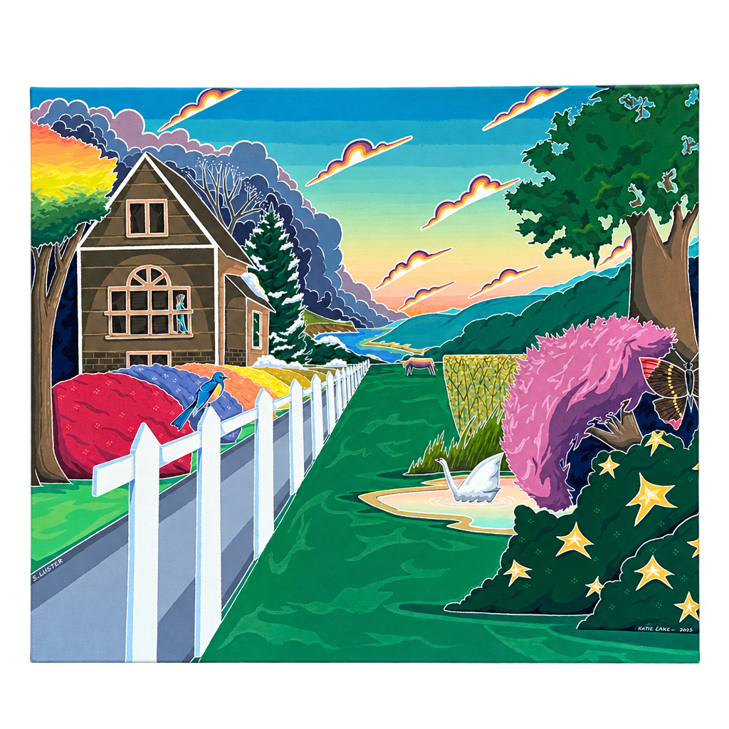 Main painting with the surroundings removed